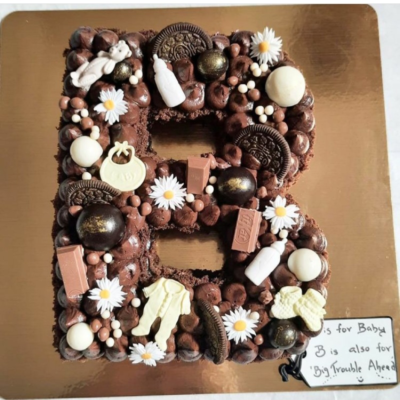 Letter Cake - Style 2 - CakeOBee