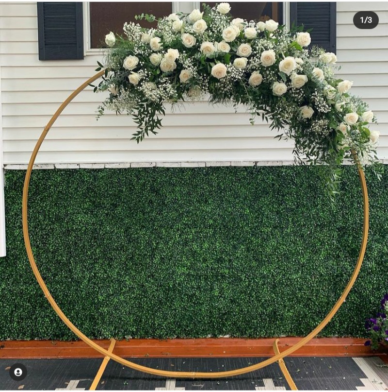 circular wedding arch