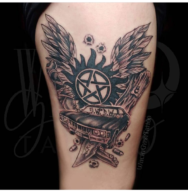 supernatural tattoos