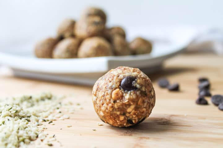 Hemp seed energy balls