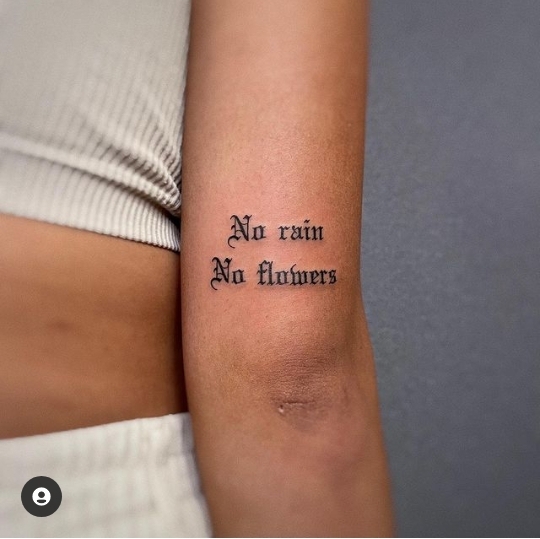 10 Beautiful Quote Tattoos To Inspire You