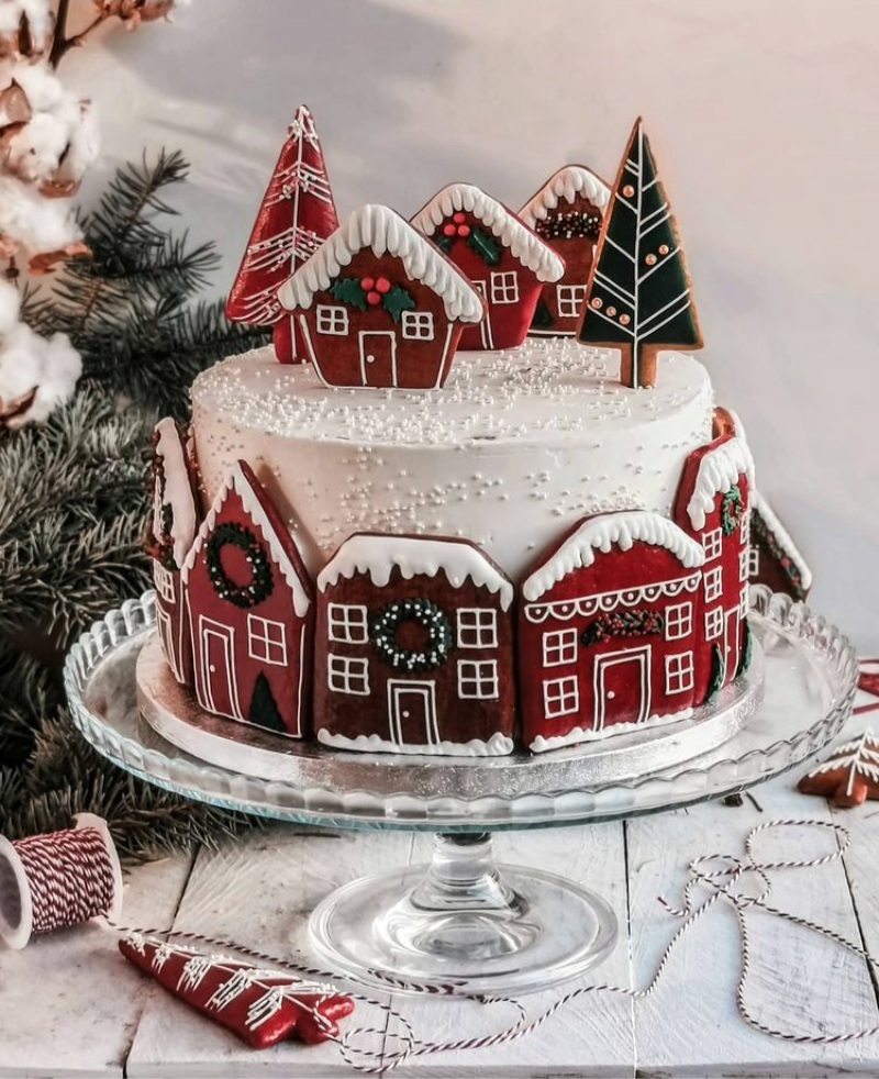 winter cake designs
