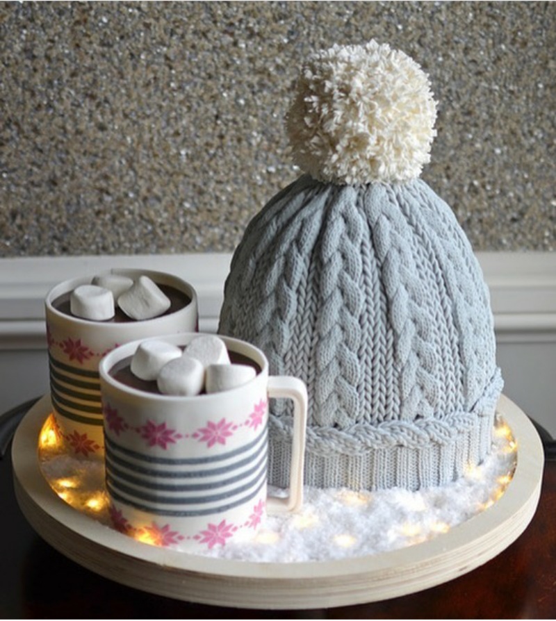 winter cake designs
