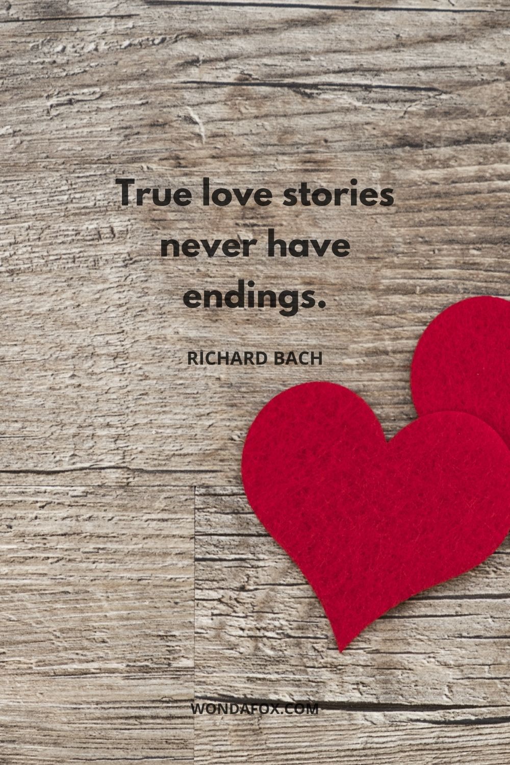 True love stories never have endings.