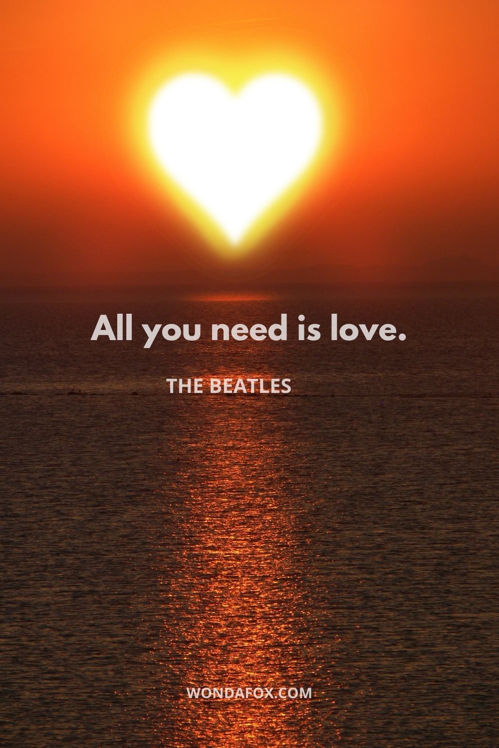 All you need is love.