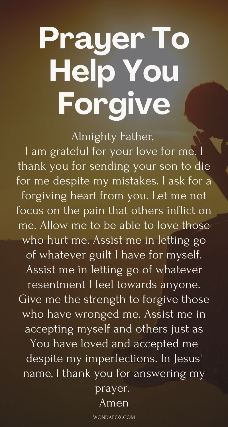 21 Bible Verses On Forgiveness - Wondafox