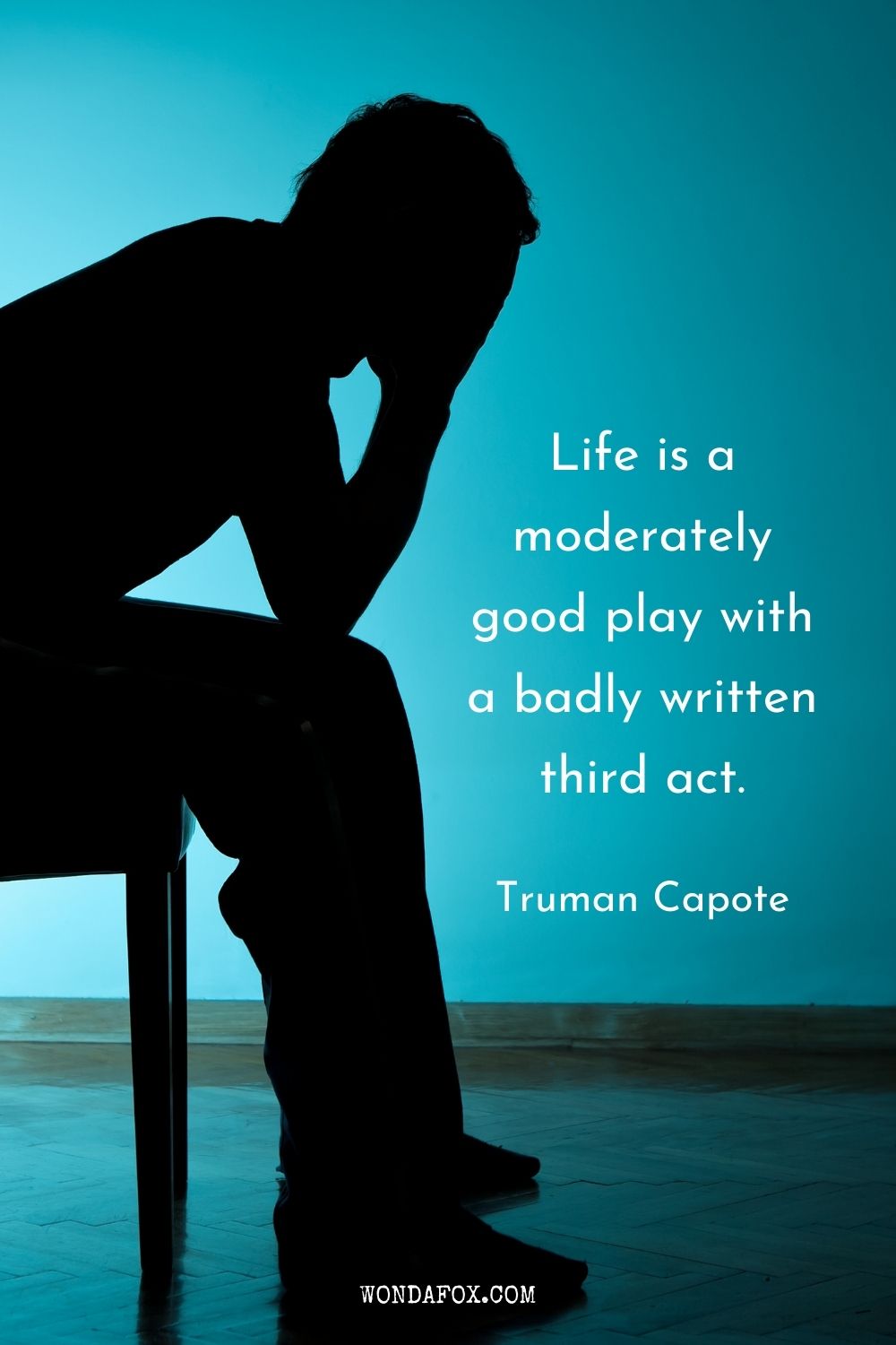 Life is a moderately good play with a badly written third act.