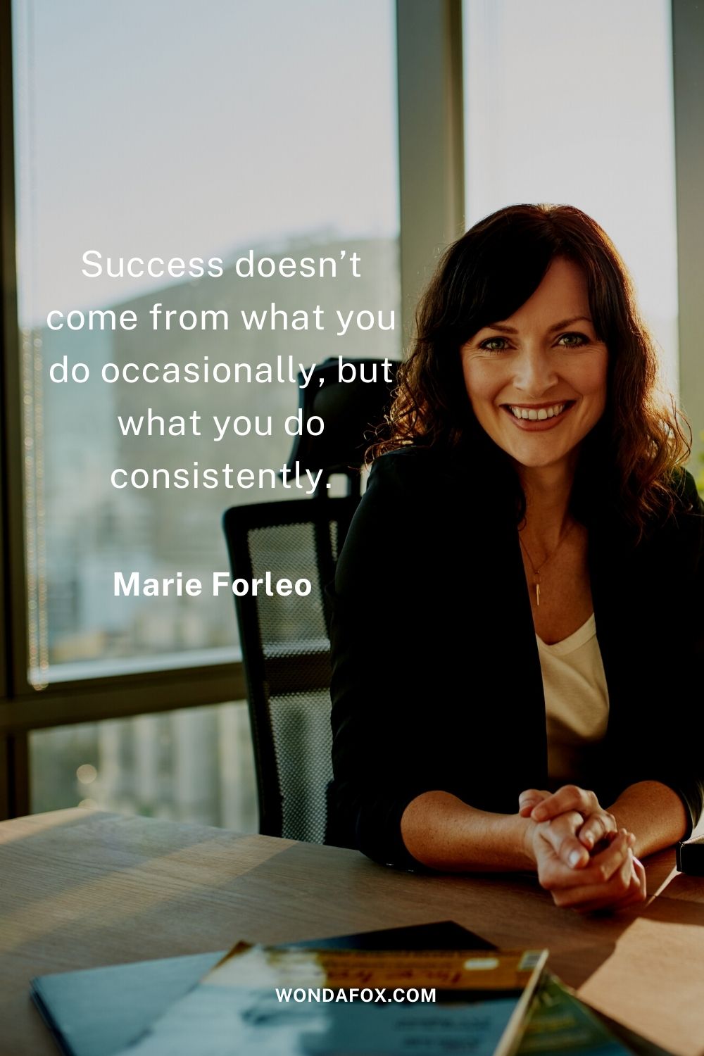 Success doesn’t come from what you do occasionally, but what you do consistently.