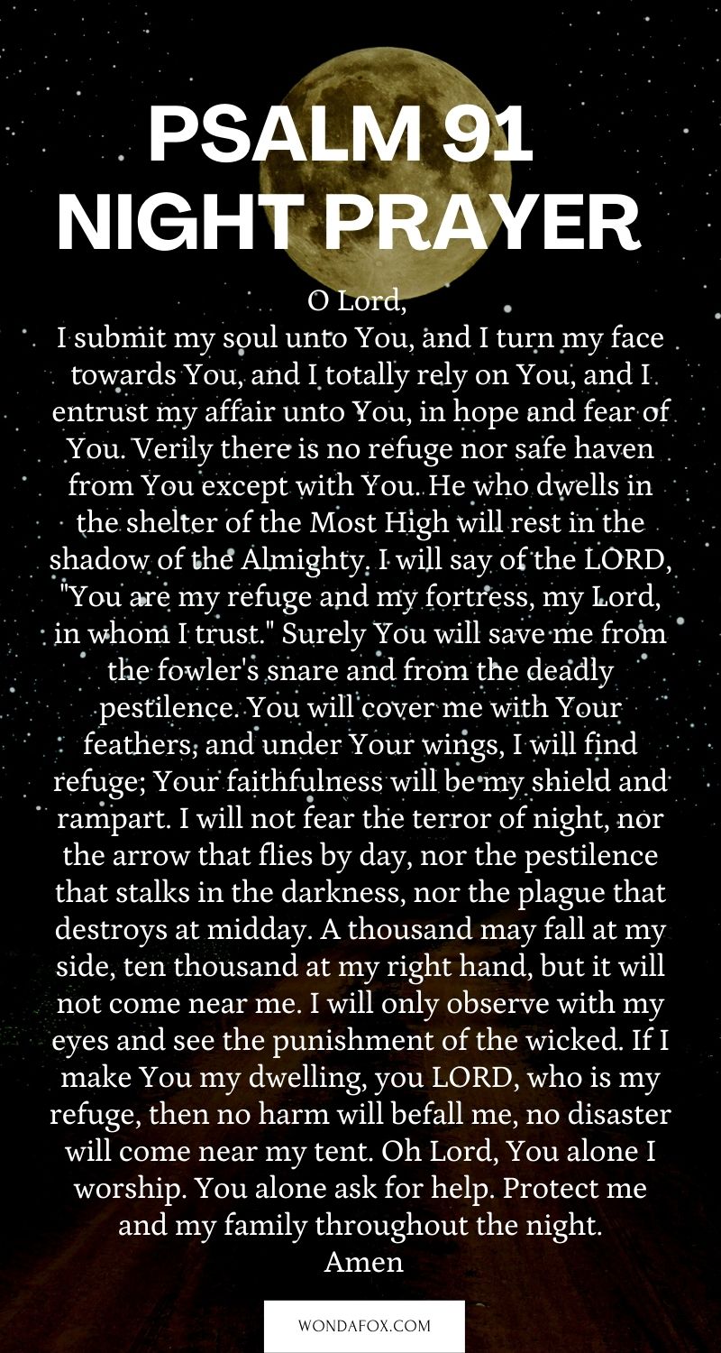 Psalm 91 night prayer