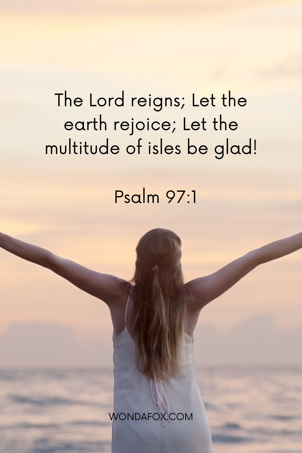The Lord reigns; Let the earth rejoice; Let the multitude of isles be glad!