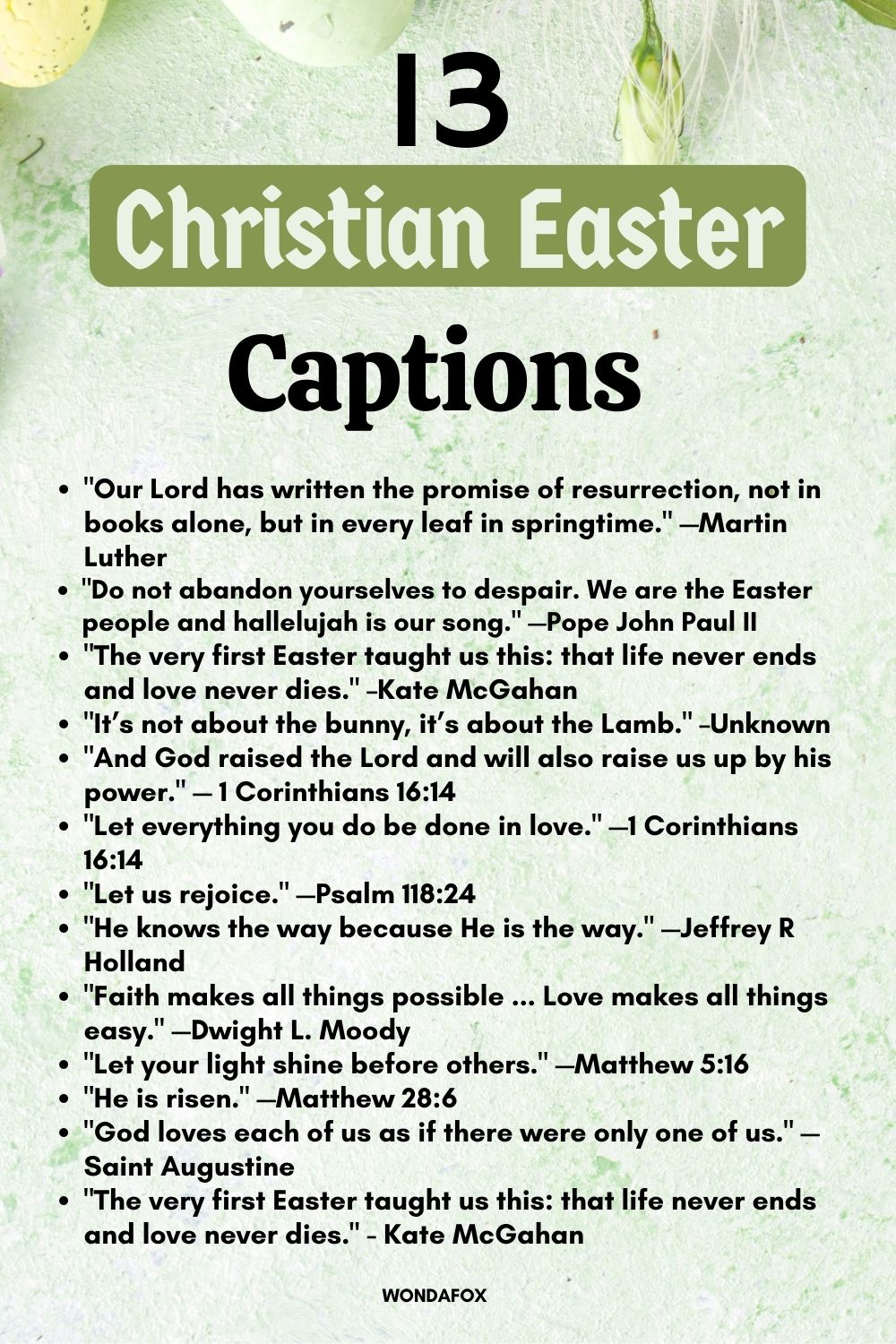 Christian Easter Captions