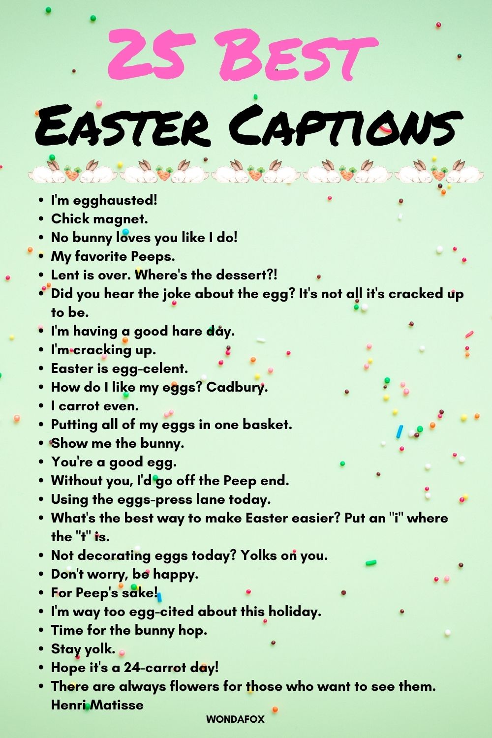 Best Easter Captions