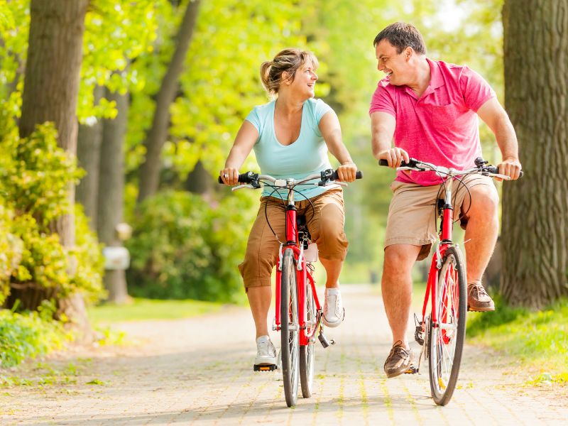 Use your evenings and weekends to enjoy activities like family bike rides