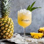 Pineapple And Coconut Rum Cocktail