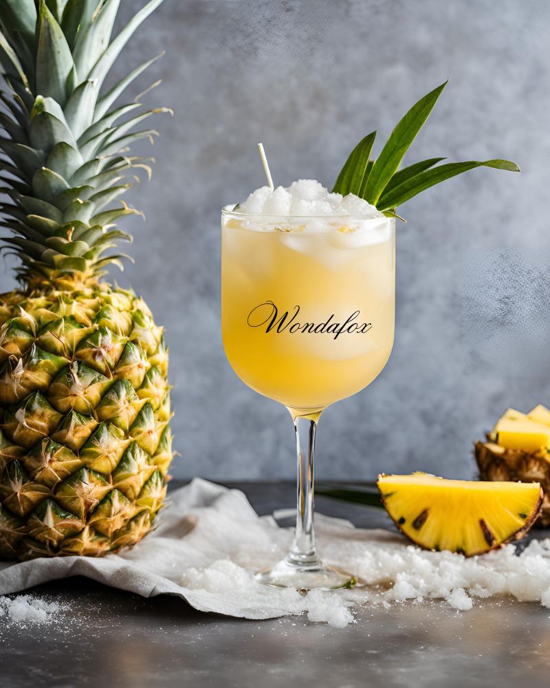 Pineapple And Coconut Rum Cocktail