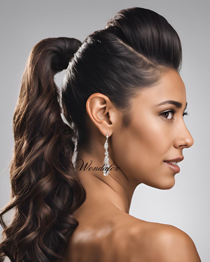 Stunning ponytail hairstyle