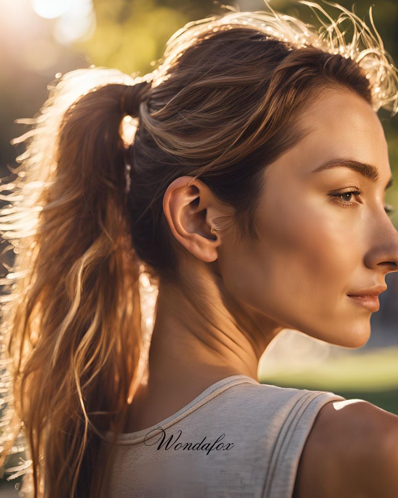 Ponytail is the perfect solution for bad hair days